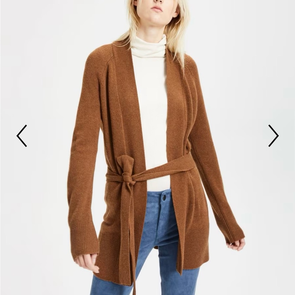 Theory Belted Cashmere Cardigan - Picture 5 of 8
